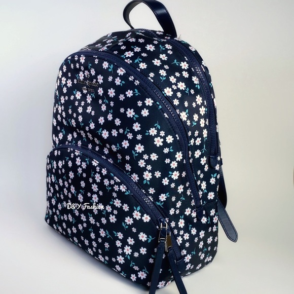 Kate Spade Large Karissa Backpack Bag with floral print New